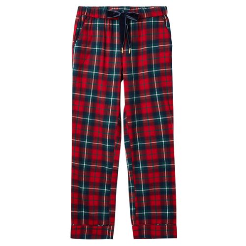 Joules Snooze Red Check Woven Pyjama Bottoms