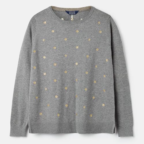 Joules Holly Grey Marl Crew Neck Jumper