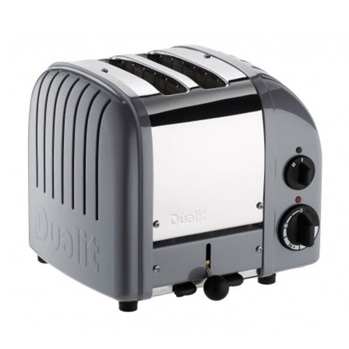 Dualit Classic Vario AWS Cobble Grey 2 Slot Toaster With Free Gift