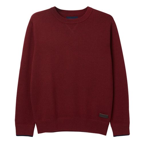 Joules Eskdale Deep Red Milano Stitch Jumper