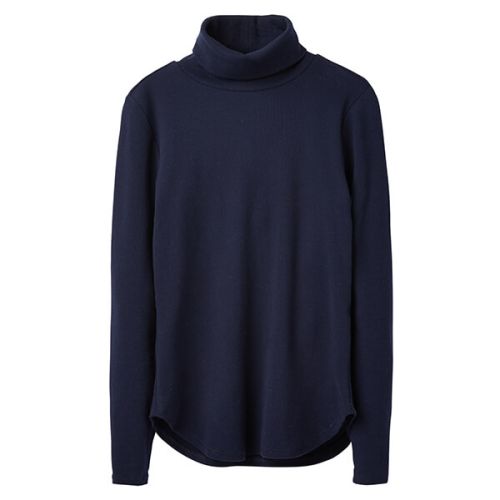 Joules Clarissa French Navy Roll Neck Jersey Top