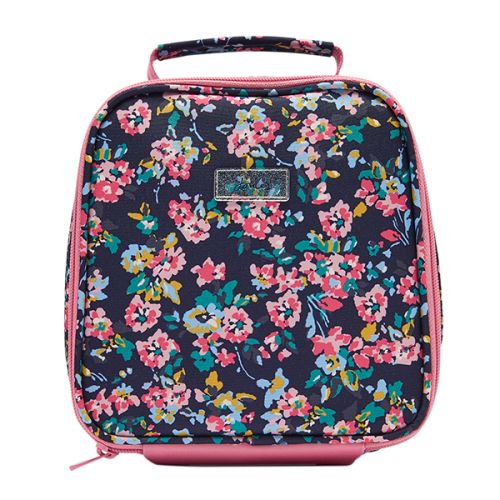 Joules Munch Navy Ditsy Floral Girls Lunch Bag