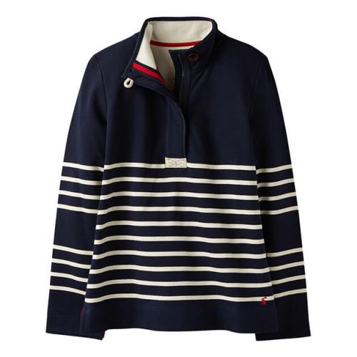 Joules Saunton Navy Stripe Classic Sweatshirt