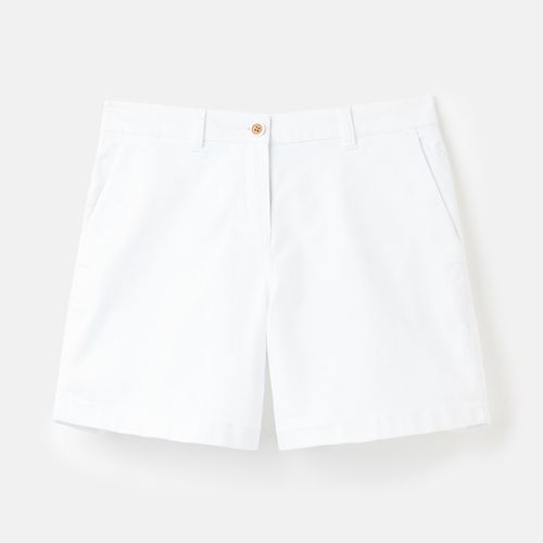 Joules Bright White Mid Thigh Chino Shorts