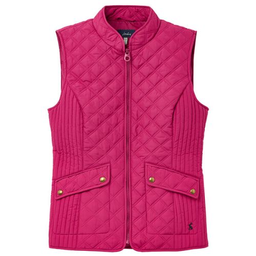 Joules Berry Minx Quilted Gilet