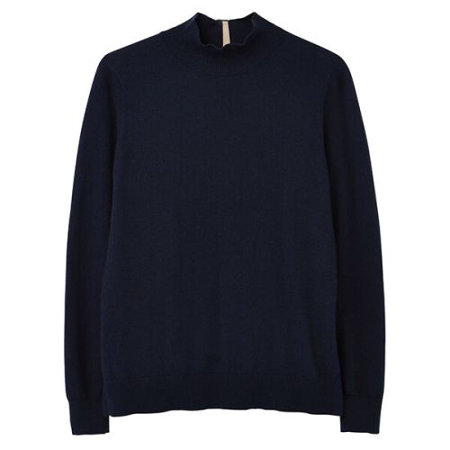 Joules French Navy Orianna Basic Roll Neck Jumper