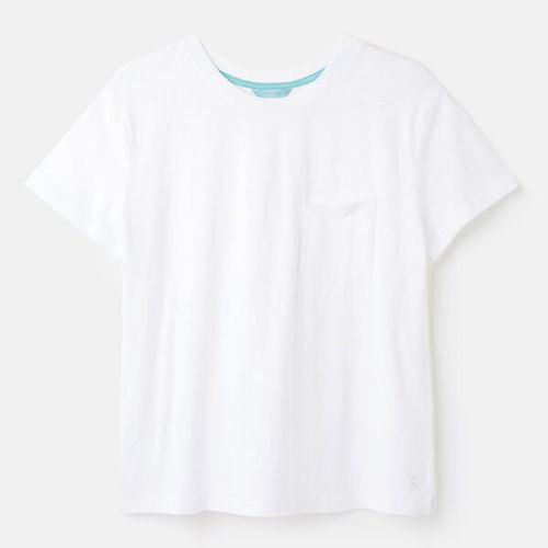 Joules Bright White Sofi T-Shirt With Pocket