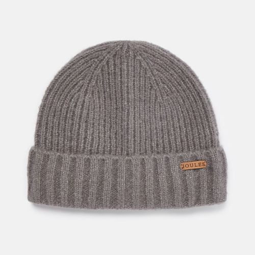 Joules Grey Marl Bamburgh Knitted Hat