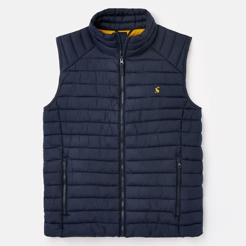 Joules Marine Navy Go To Lightweight Barrel Gilet Size L