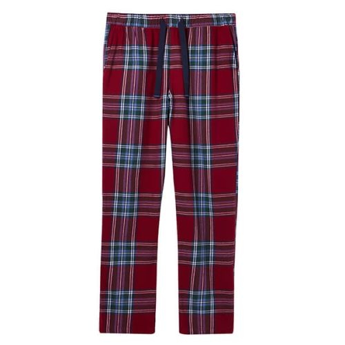 Joules Blue Red Check The Sleeper Lounge Trousers