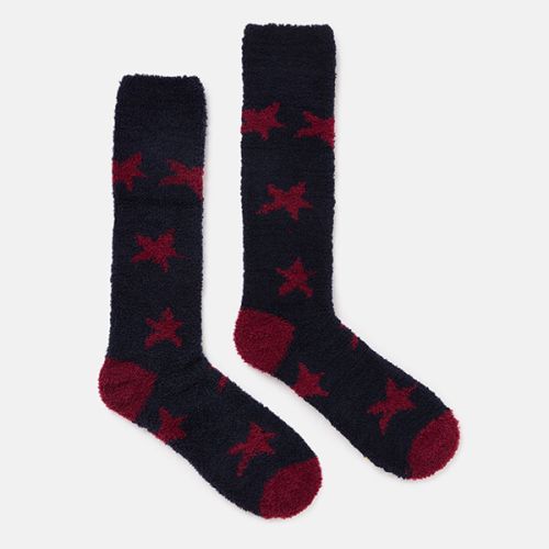 Joules Navy Star Fab Fluffy Socks