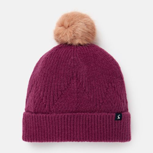 Joules Plum Thurley Knitted Hat