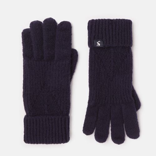 Joules French Navy Thurley Knitted Gloves