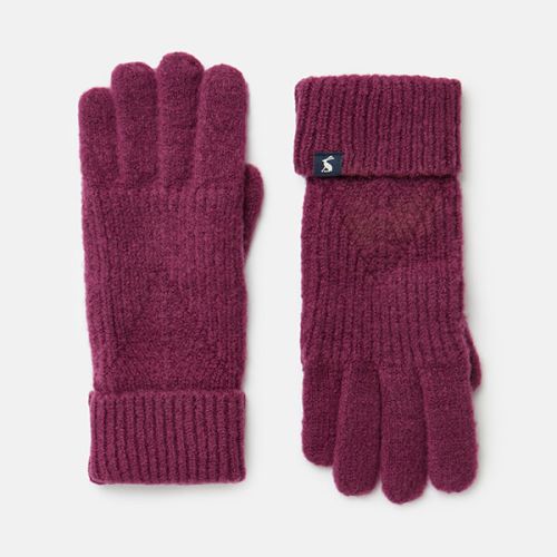 Joules Plum Thurley Knitted Gloves