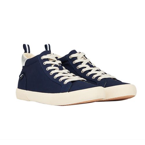 Joules French Navy High Top Trainers Size 5