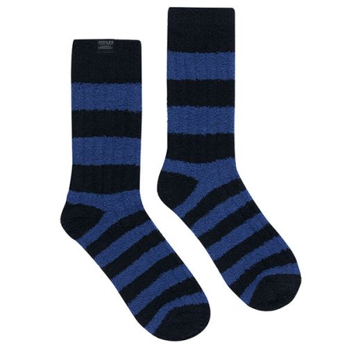 Joules Blue Fluffy Socks Size 7-12