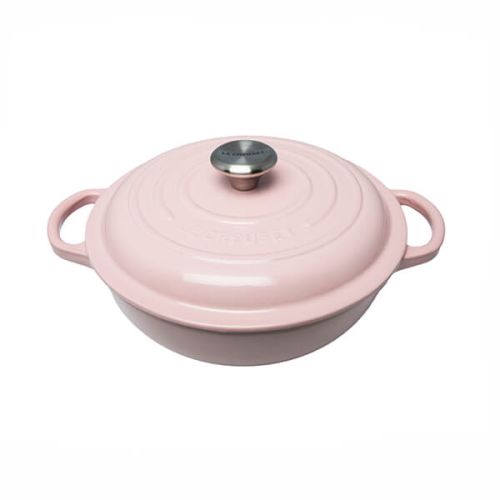 Le Creuset Signature Chiffon Pink Cast Iron 22cm Stew Pot