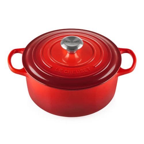 Le Creuset Signature Cerise Cast Iron 30cm Round Casserole