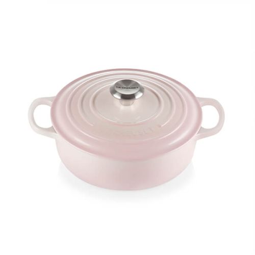 Le Creuset Signature Shell Pink Cast Iron 24cm Risotto Pot
