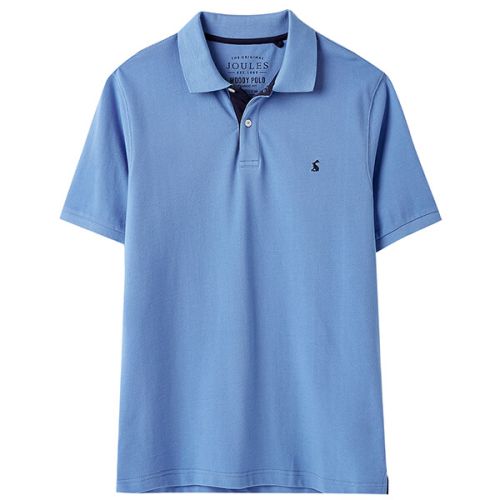 Joules Blue Woody Classic Fit Polo Shirt