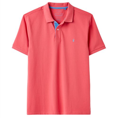 Joules Pink Woody Classic Fit Polo Shirt