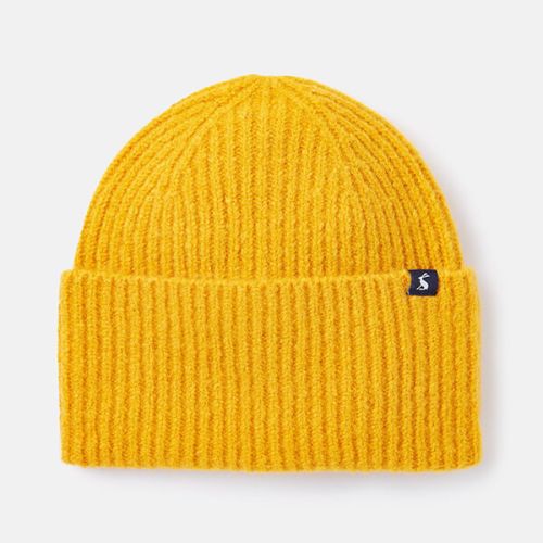Joules Gold Vinnie Knitted Hat