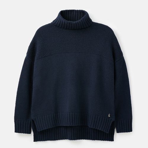 Joules French Navy Anwen Roll Neck Jumper