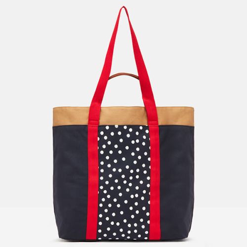 Joules Sand Zoe Canvas Tote