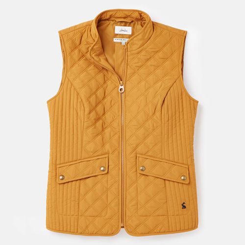 Joules Golden Minx Quilted Gilet Size 18