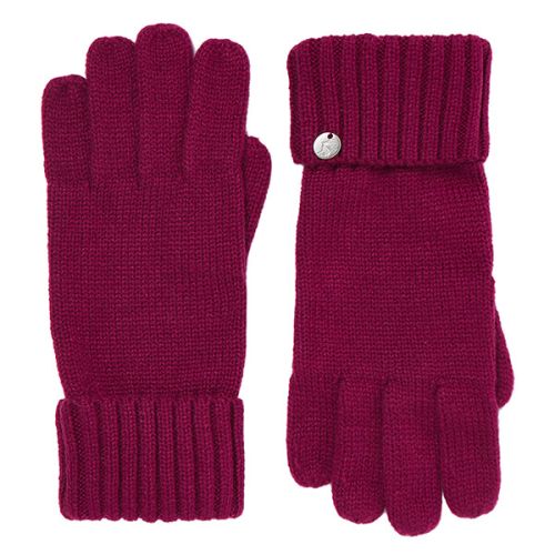 Joules Plum Joanie Knitted Gloves