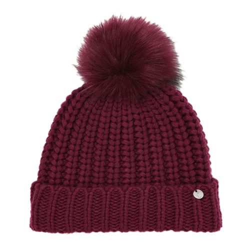 Joules Plum Triana Recycled Knitted Hat