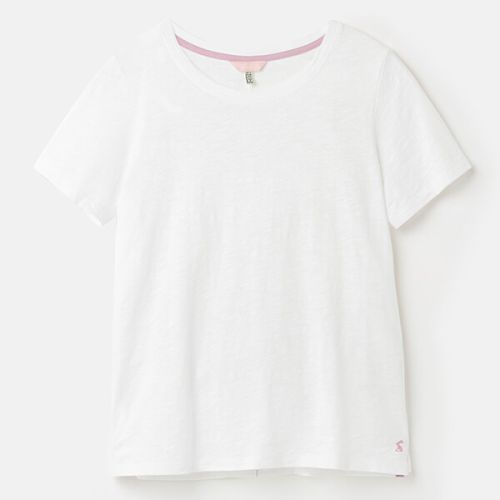 Joules Bright White Carley Classic Crew T-Shirt