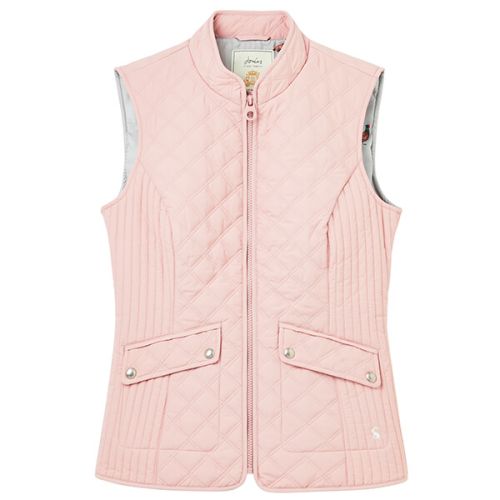 Joules Pink Minx Quilted Gilet