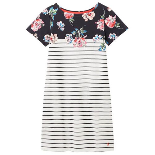 Joules Navy Floral Riviera Printed Dress