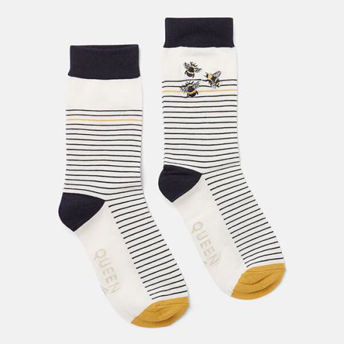 Joules Beestripe Brill Bamboo Embroidered Socks