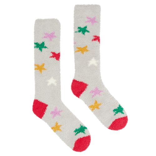 Joules Stars Moon Fab Fluffy Supersoft Socks Size 4-8