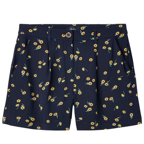 Joules Navy Sunflower Ditsy Ashleigh Printed Shorts