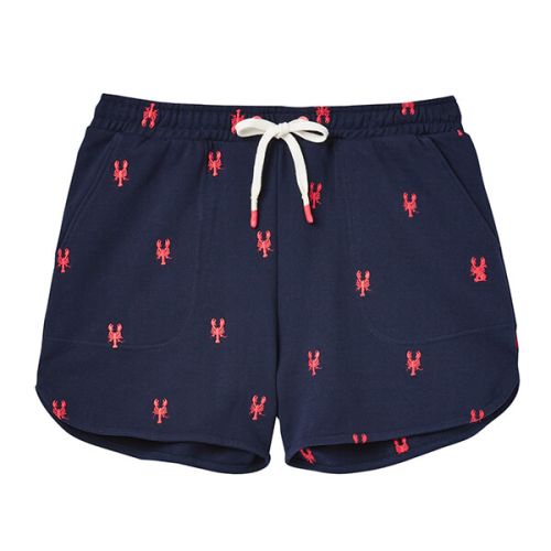 Joules Navy Lobster Sian Sweat Shorts