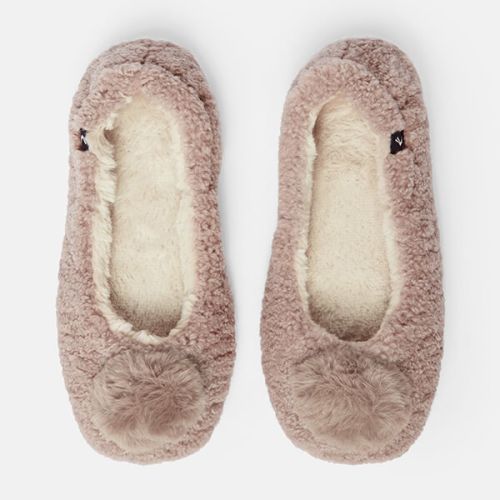 Joules Natural Pombury Ballet Slippers
