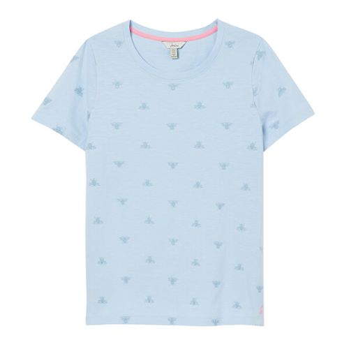 Joules Blue Bee Carley Embroidered Classic Crew T-Shirt
