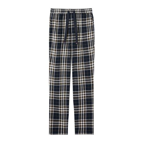 Joules Mens Navy Check Sleeper Woven Brushed PJ Bottoms