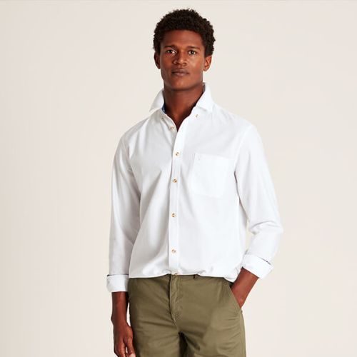 Joules Mens White Oxford Classic Fit Shirt