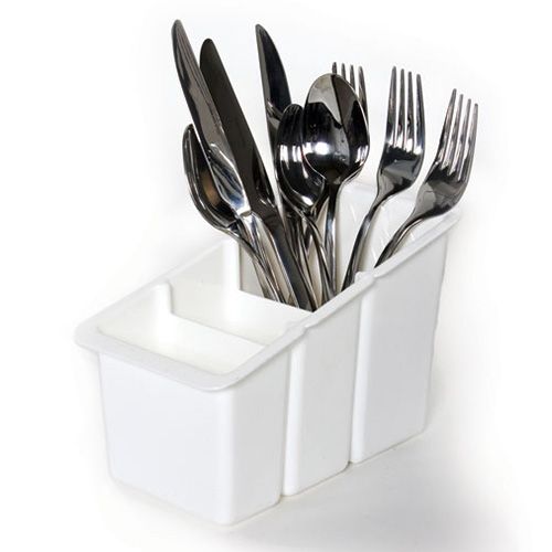 Delfinware White Plastic Cutlery Basket
