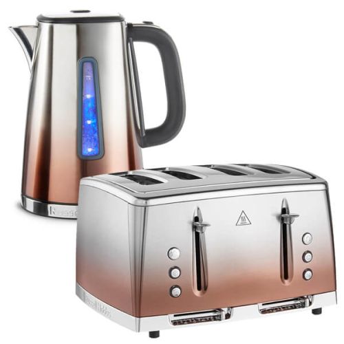 Russell Hobbs Eclipse Copper Kettle & Toaster Set
