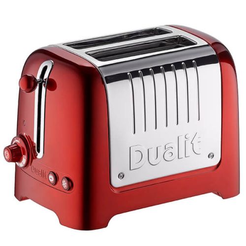 Dualit Lite 2 Slot Toaster Metallic Red