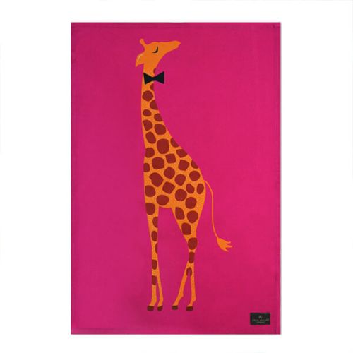 Sara Miller Giraffe Placement Tea Towel