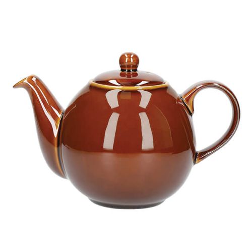 London Pottery Globe 4 Cup Teapot Rockingham Brown