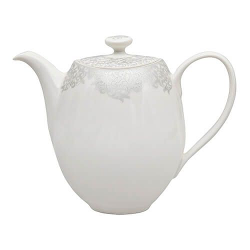 Denby Monsoon Filigree Silver Teapot