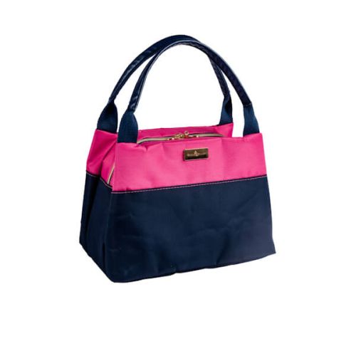 Beau & Elliot Colour Block Handbag Pink/Navy