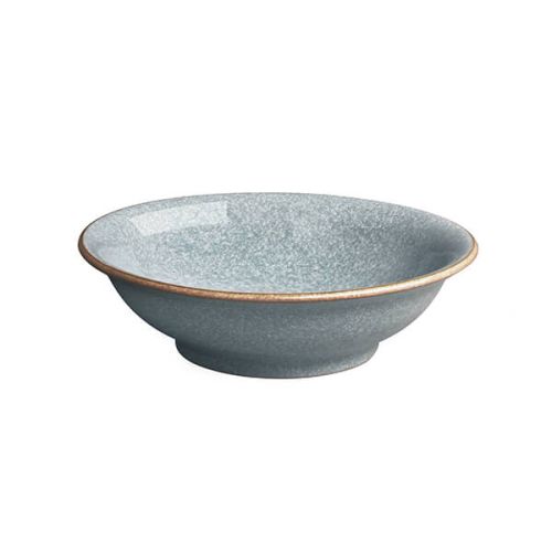 Denby Elements Light Grey Small Shallow Bowl